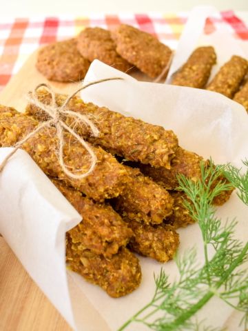 Vegan Whole Wheat Nuggets ¾ view