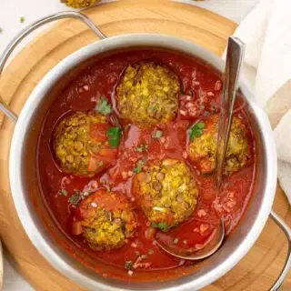 vegan lentil meatballs