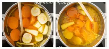 making parsnip soup step 2