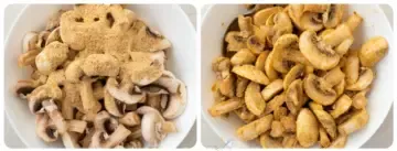 making curry mushrooms