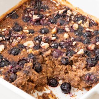 baked oatmeal,blueberries,baked oatmeal with blueberries