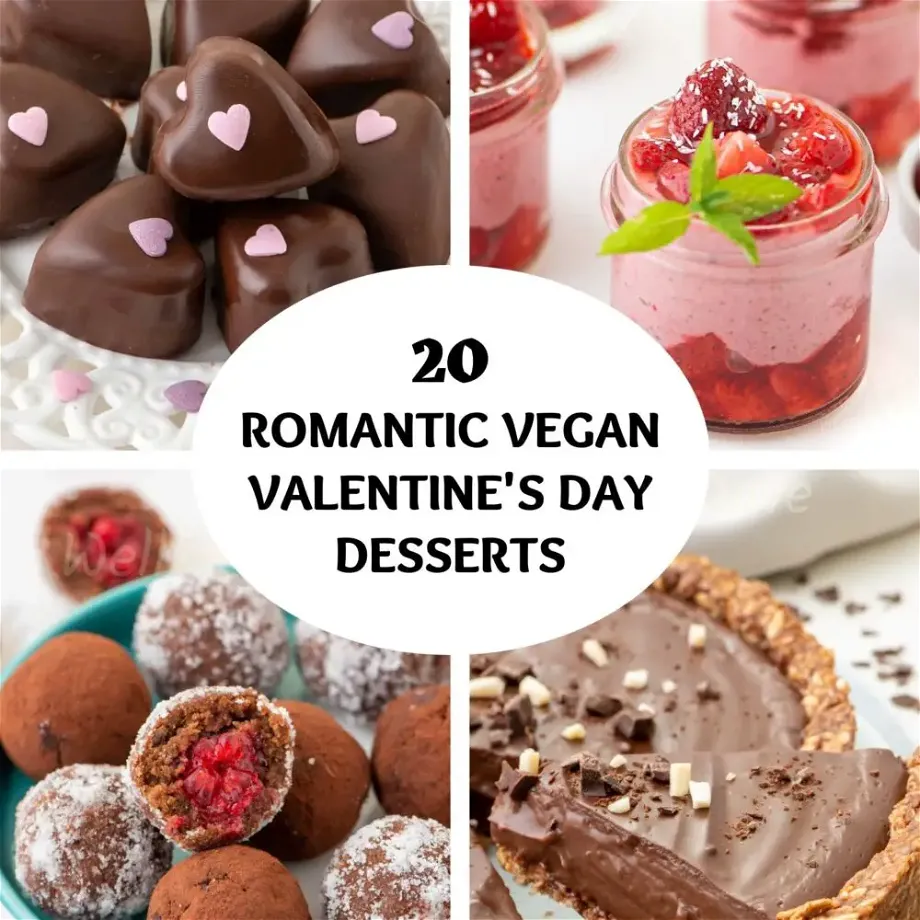 20 Romantic Vegan Valentine's Day Dessert Recipes featured image
