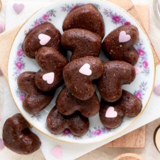4 Ingredient No Bake Brownie Hearts