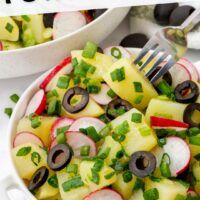 vegan no mayo potato salad pinterest image