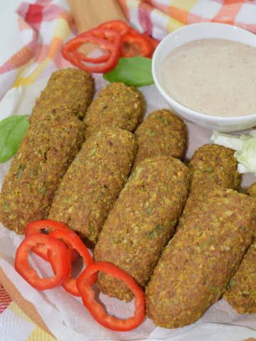 ¾ view vegan einkorn nuggets