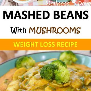 Oil-free recipe with only whole plant food ingredients.The curry powder and garlic add to the eastern note of the mushroom sauce.It combines perfectly with the taste of beans, giving you a rich and satisfying flavor.