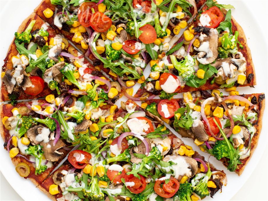 Whole Wheat Veggie Pizza WellnessDove