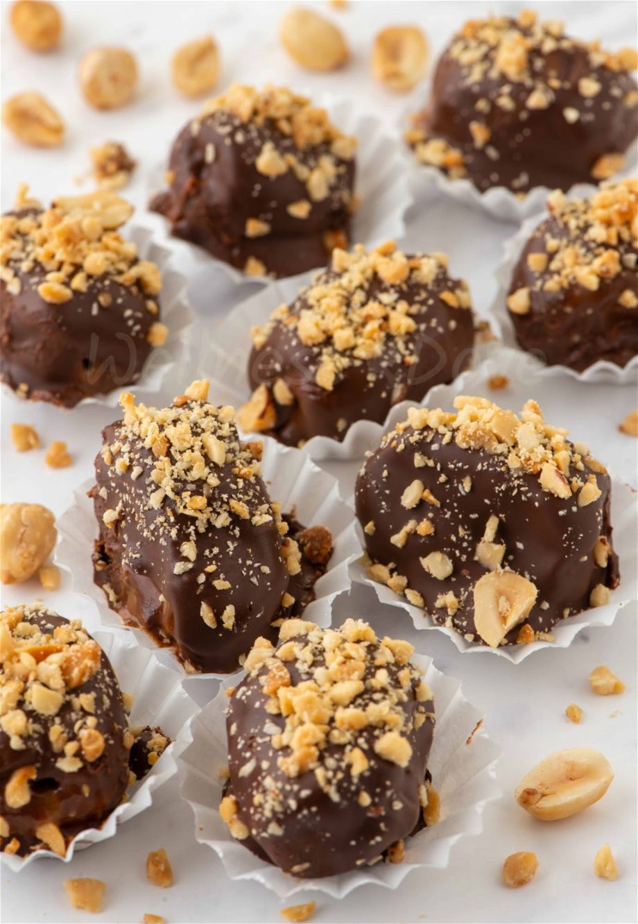 Healthy Mini Vegan Snickers | WellnessDove