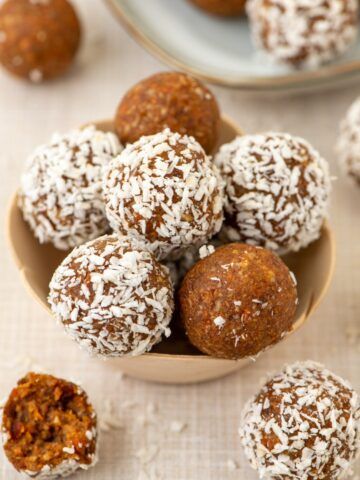 Vegan Carrot Cake Balls