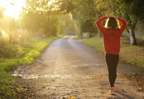 Healthy Walking Woman