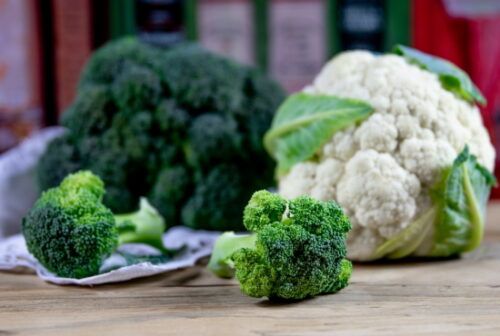 broccoli and cauliflower