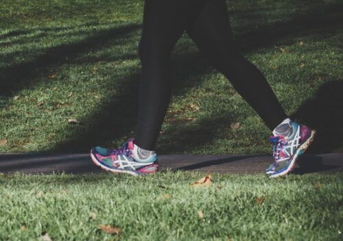 woman walking