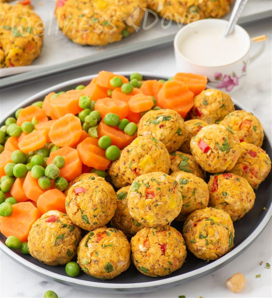 Healthy Vegan Chickpea Balls WellnessDove