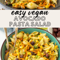 Creamy Vegan Avocado Pasta Salad | WellnessDove