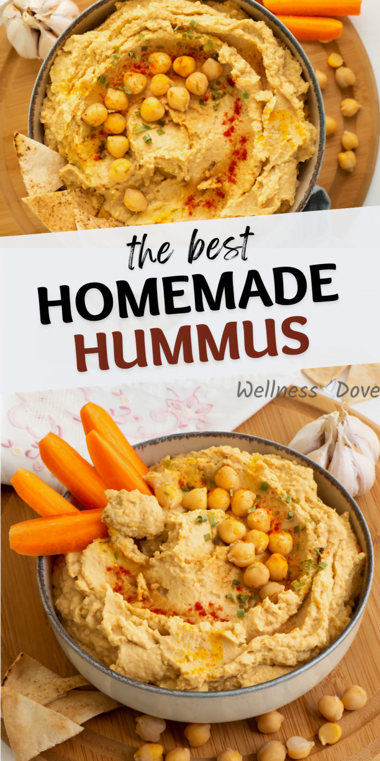 Easy 5 Ingredient Oil-free Hummus | WellnessDove