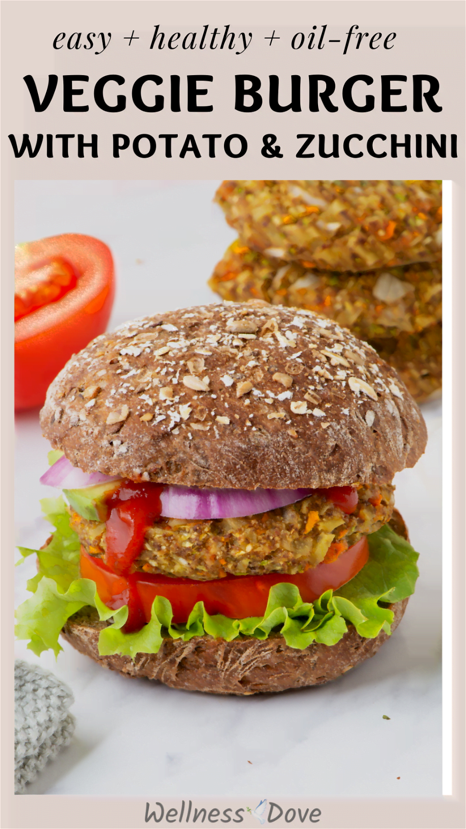 Veggie Burgers With Zucchini and Potato | WellnessDove