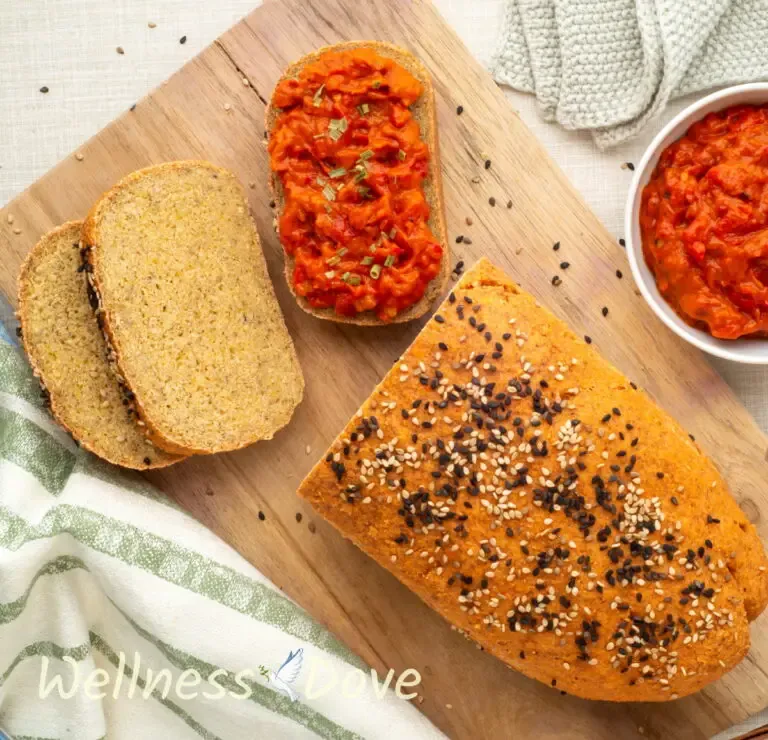 Vegan Lentil Bread (Gluten-free) | WellnessDove