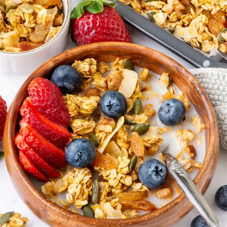 healthy Homemade granola