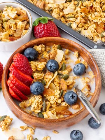 healthy Homemade granola