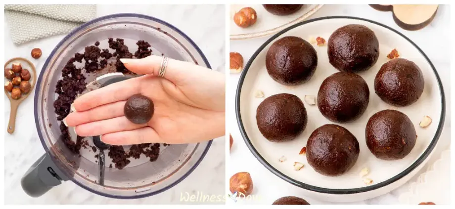 making the Healthy 3-Ingredient Vegan Energy Balls part 2