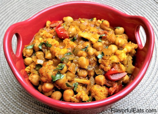 Chickpea Cauliflower Curry - Flavorful Eats