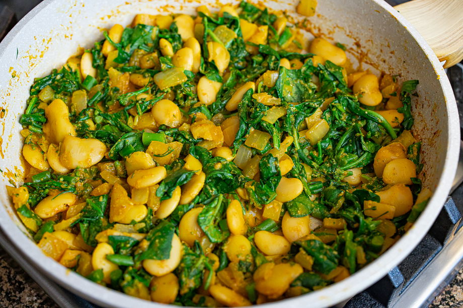 Butter Bean Scramble (Oil-Free) - - fitlizkitchen.com