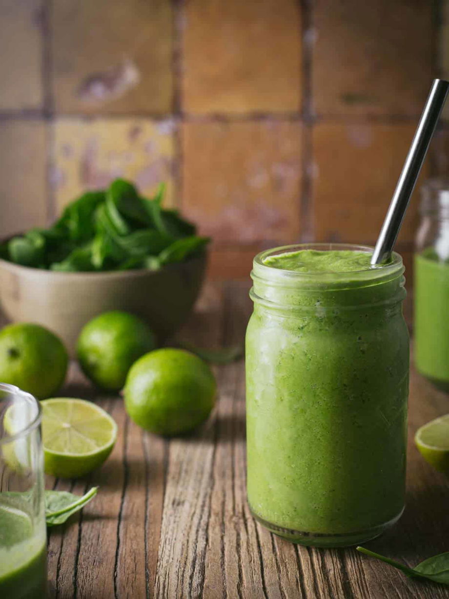 Spinach and Pineapple Smoothie - Spinach and Pineapple Smoothie | My Goodness Kitchen