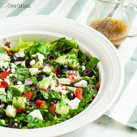 Easy Chopped Greek Salad